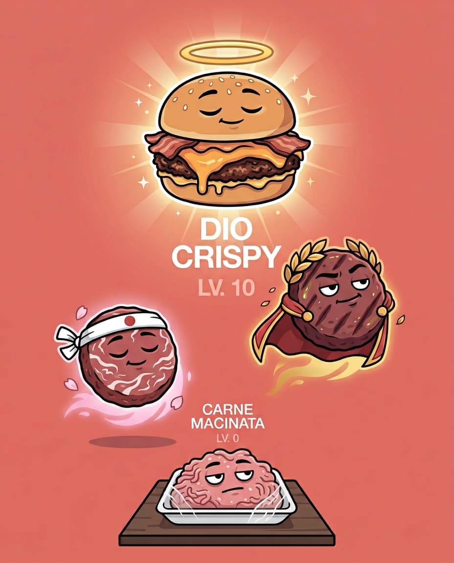 Dalla carne macinata al dio crispy